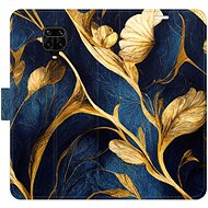 iSaprio flip case GoldBlue for Xiaomi Redmi Note 9 Pro / Note 9S - Phone Cover