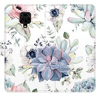 iSaprio flip pouzdro Succulents pro Xiaomi Redmi Note 9 Pro / Note 9S - Phone Cover