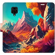 iSaprio flip pouzdro Colorful Mountains pro Xiaomi Redmi Note 9 Pro / Note 9S - Phone Cover