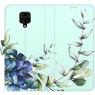 iSaprio flip case Blue Flowers for Xiaomi Redmi Note 9 Pro / Note 9S - Phone Cover