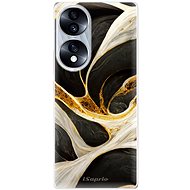 iSaprio Black and Gold for Honor 70 - Phone Cover