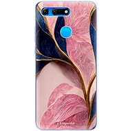 iSaprio Pink Blue Leaves pro Honor View 20 - Phone Cover