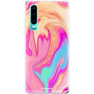 iSaprio Orange Liquid pro Huawei P30 - Phone Cover