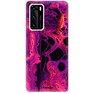 iSaprio Abstract Dark 01 pro Huawei P40 - Phone Cover