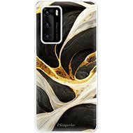 iSaprio Black and Gold pro Huawei P40 - Phone Cover