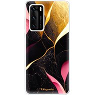 iSaprio Gold Pink Marble pro Huawei P40 - Phone Cover