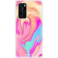 iSaprio Orange Liquid pro Huawei P40 - Phone Cover