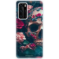 iSaprio Skull in Roses pro Huawei P40 - Phone Cover