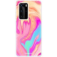 iSaprio Orange Liquid pro Huawei P40 Pro - Phone Cover