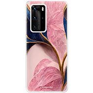 iSaprio Pink Blue Leaves pro Huawei P40 Pro - Phone Cover