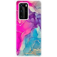 iSaprio Purple Ink pro Huawei P40 Pro - Phone Cover