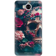 iSaprio Skull in Roses pro Huawei Y5 2017/Huawei Y6 2017 - Phone Cover