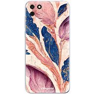 iSaprio Purple Leaves pro Huawei Y5p - Phone Cover