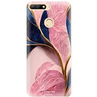 iSaprio Pink Blue Leaves pro Huawei Y6 Prime 2018 - Phone Cover