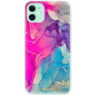 iSaprio Purple Ink for iPhone 11 - Phone Cover