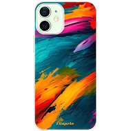 iSaprio Blue Paint pro iPhone 12 - Phone Cover