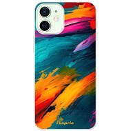 iSaprio Blue Paint for iPhone 12 mini - Phone Cover
