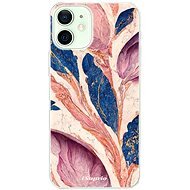 iSaprio Purple Leaves pro iPhone 12 mini - Phone Cover