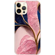 iSaprio Pink Blue Leaves pro iPhone 12 Pro - Phone Cover