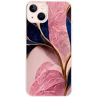 iSaprio Pink Blue Leaves for iPhone 13 - Phone Cover