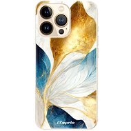 iSaprio Blue Leaves pro iPhone 13 Pro Max - Phone Cover