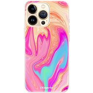 iSaprio Orange Liquid for iPhone 13 Pro Max - Phone Cover