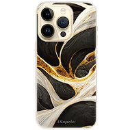 iSaprio Black and Gold pro iPhone 14 Pro - Phone Cover