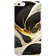 iSaprio Black and Gold pro iPhone 5/5S/SE - Phone Cover