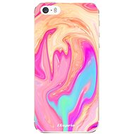 iSaprio Orange Liquid pro iPhone 5/5S/SE - Phone Cover