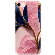 iSaprio Pink Blue Leaves pro iPhone 7 / 8 - Phone Cover