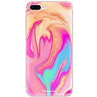 iSaprio Orange Liquid pro iPhone 7 Plus / 8 Plus - Phone Cover