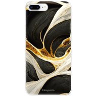 iSaprio Black and Gold for iPhone 8 Plus - Phone Cover