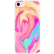 iSaprio Orange Liquid pro iPhone SE 2020 - Phone Cover
