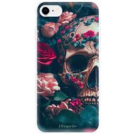 iSaprio Skull in Roses for iPhone SE 2020 - Phone Cover