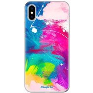 iSaprio Abstract Paint 03 pre iPhone X - Kryt na mobil