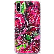 iSaprio Burgundy pro iPhone X - Phone Cover