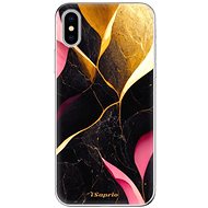 iSaprio Gold Pink Marble pro iPhone X - Phone Cover