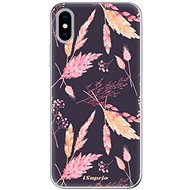 iSaprio Herbal Pattern pro iPhone X - Phone Cover