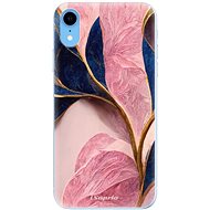 iSaprio Pink Blue Leaves pro iPhone Xr - Phone Cover