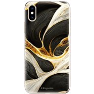 iSaprio Black and Gold pro iPhone XS - Phone Cover
