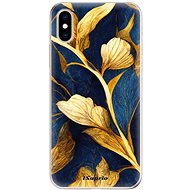 iSaprio Gold Leaves pro iPhone XS - Phone Cover