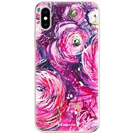 iSaprio Pink Bouquet pro iPhone XS - Phone Cover