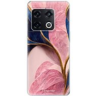 iSaprio Pink Blue Leaves pro OnePlus 10 Pro - Phone Cover