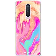 iSaprio Orange Liquid pro OnePlus 8 - Phone Cover