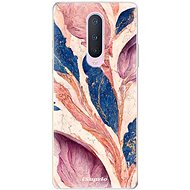 iSaprio Purple Leaves pro OnePlus 8 - Phone Cover