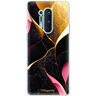 iSaprio Gold Pink Marble pro OnePlus 8 Pro - Phone Cover