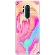 iSaprio Orange Liquid pro OnePlus 8 Pro - Phone Cover