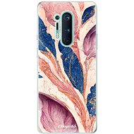 iSaprio Purple Leaves pro OnePlus 8 Pro - Phone Cover