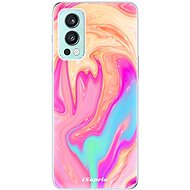 iSaprio Orange Liquid pro OnePlus Nord 2 5G - Phone Cover