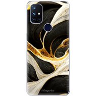 iSaprio Black and Gold pro OnePlus Nord N10 5G - Phone Cover
